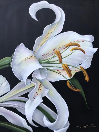 Botanical Art by American Artist Scott Carle | Large brilliant and ...